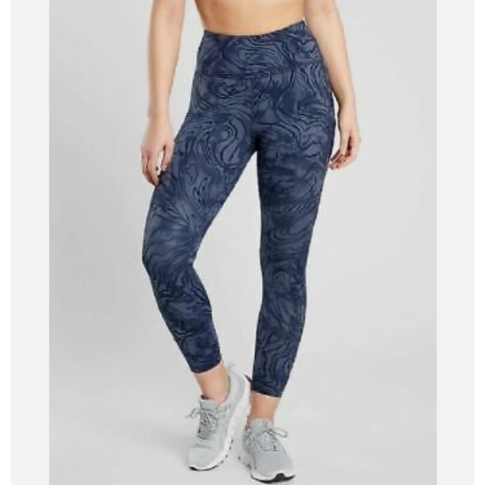 Athleta Ultimate Stash Pocket 7/8 Tight Leggings Athletic Pants Size Small